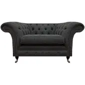 AEA Luxus Chesterfield Sessel Wohnzimmer 1-Sitzer Stoff Wohnzimmer Möbel