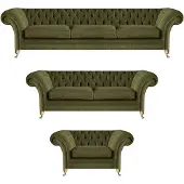 AEA Designer Textil Sofagarnitur Luxus Modern Sofas Set Sitz Sessel Chesterfield