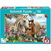 Sonstige Verlage Jeux Jeux 56421 Puzzle Jument et poulain 150 pièces