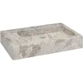 Syfax Lavabo Gris 58x39x10 cm Marbre