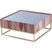 AEA Eleganter Beigefarbener Couchtisch aus Holz im Modernen Design