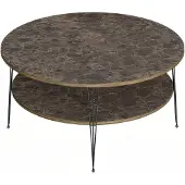 AEA Couchtisch aus Holz in Braun im eleganten Design