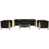 AEA Schick Sofagarnitur Couchtisch Relaxs Dreisitzer Couch Polstergarnitur 3+1+1