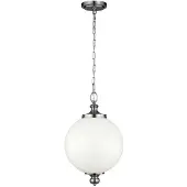 Elstead Lighting Suspension Parkman, nickel poli, 1xE27x60W, métal, dim. : 49x30x30 cm, IP20, Feiss