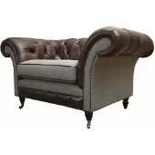 Xl Moebel Gmbh Chesterfield Ohrensessel Grau Sofagarnitur Sessel Couch Ledersofa