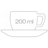 Tescoma Tasse à cappuccino CREMA, avec soucoupe, Tasse, Beige