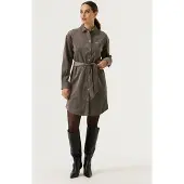 Garcia femme Robe, XL, Gris