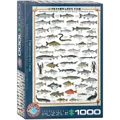 Sonstige Verlage Puzzle Poissons d'eau douce - 1000 pièces
