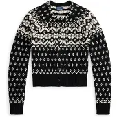 Ralph Lauren Cardigan noir / blanc