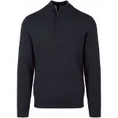 Suitable Canes Pull Col Mocker Navy Bleu Bleu foncé taille L