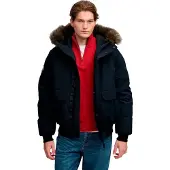 Superdry Faux Fur Everest Bomber Jacket Bleu 3XL Homme