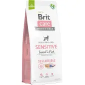 Brit Care Soins Pour Chiens Sensibles Durables Nourriture Pour Chiens Aux Insectes Et Aux Poissons 12kg