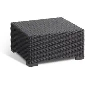 Allibert Table de jardin California gris graphite