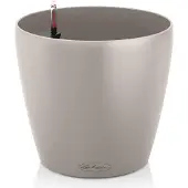 Lechuza Classico Color 35 Brun Sable 13225 - Pot De Fleurs Avec Système D'irrigation - 17 Litres