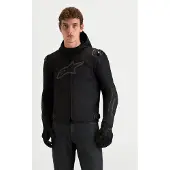 Alpinestars Zaca V2, veste textile imperméable pour moto, noire, taille M