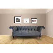 AEA Chesterfield Sofa Coussin Designer Canapés Garniture Tissu Tissu 14
