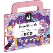 Janod - Jeu de puzzle magnétique "Princesse", 36 pièces