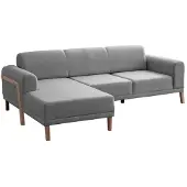 AEA Ecksofa in Anthrazit eine Kombination aus Eleganz und Funktionalität