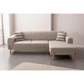 AEA Bequemes Ecksofa mit großzügiger Sitzfläche und stilvollem Design