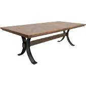 MASSIVMOEBEL24.DE MASSIVMOEBEL24 | Table à manger 240x107 Manguier laqué Brun STILMÖBEL #119