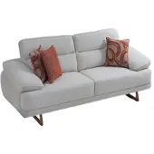 AEA Stilvolles Polstersofa Designer Wohnzimmer 3-Sitzer Textilcouch