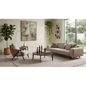 AEA Wohnzimmer Set Sofa Sessel Modern Grau Weich Hochwertig Fein