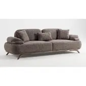 AEA 3-Sitzer-Sofa bequem weich geräumig moderner Stil grau