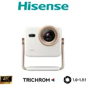 Hisense Vidéoprojecteur M2SE Pro 4K UHD, triple trichromie laser, 1150 lumens ANSI, compatible Smart TV VIDAA et Dolby Vision.
