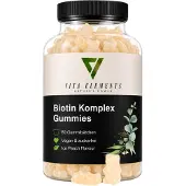 IK-Handelsgruppe Vita Elements Gummies Complexe Biotine 60 pièces Complément alimentaire