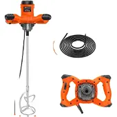 OEM Bétonnière électrique, 6 vitesses, design ergonomique, couleur orange