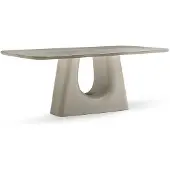AEA Esstisch Stuhl Polsterstuhl Esszimmerstuhl Stoff Holz Beige Lehnstuhl Möbel