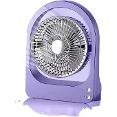 OEM Ventilateur de bureau, inclinable, 3 vitesses, couleur violette