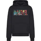 Mc Clothes Sweat-shirt mélange de couleurs / noir