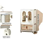 OEM Boîte de rangement, multifonctionnelle, design pliable, blanche - 58-2