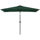Sonstiges Parasol rectangulaire, 300x200 cm, vert, en polyester, pour jardin