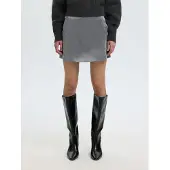 Selected Mini Jupe Femme Gris 38