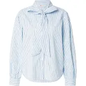Levi's Chemisier 'JUDICE WESTERN' bleu clair / blanc