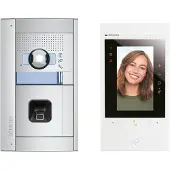 Bticino , ensemble vidéo Flex'ONE, SFERA ekey-Fingerprint, CLASSE300EOS, 2 fils, 1 pièce.