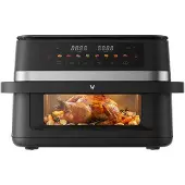 OEM Friteuse à air chaud de 11 litres, double compartiment, digitale, 1400-2800W