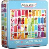 Eurographics Puzzle dans une boîte en fer blanc Nano arc-en-ciel 1000 pièces