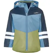 Playshoes Veste fonctionnelle bleu marine / bleu clair / olive / blanc