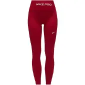 Nike Pantalon de sport 'Pro' lie de vin / blanc
