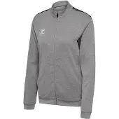 Hummel Veste de survêtement gris / pierre / noir / blanc