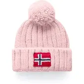Napapijri Bonnet 'Semiury 6' bleu marine / rose / rouge / blanc
