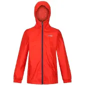 Regatta RKW213 Veste de pluie enfant, Rouge, 3-4 ans