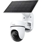 TP-LINK Caméra surveillance motorisé extérieur avec panneau solaire TAPO TC90