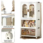 OEM Boîte de rangement, multifonctionnelle, design pliable, blanche - 68-3
