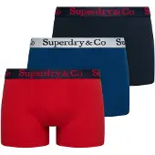 Superdry M3110481a Trunk Boxers 3 Units Multicolore L Homme