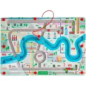Bigjigs Magnetisches London-Labyrinth aus Holz