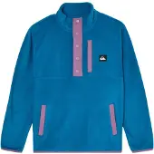 Quiksilver Polaire "No Destination" à demi-fermeture éclair, couleur bleue, pour garçon, taille 10 ans
